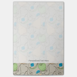 Fruits pattern post-it notes