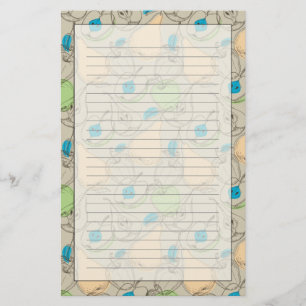 Fruits pattern stationery