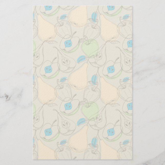 Fruits pattern stationery (Front)