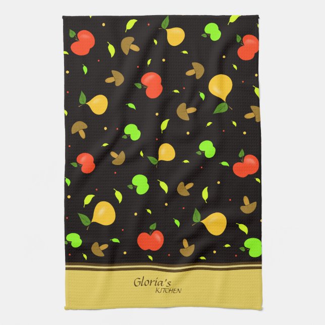 Fruits pattern tea towel (Vertical)