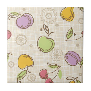 Fruits Pattern Tile