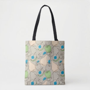 Fruits pattern tote bag