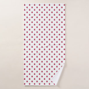 Fruits Polka Dots Bath Towel