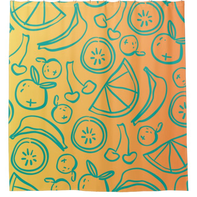 Fruits Shower Curtain (Front)