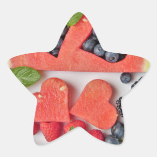fruits  star sticker