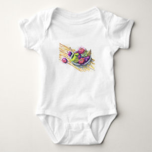 Fruits Still Life Baby Bodysuit