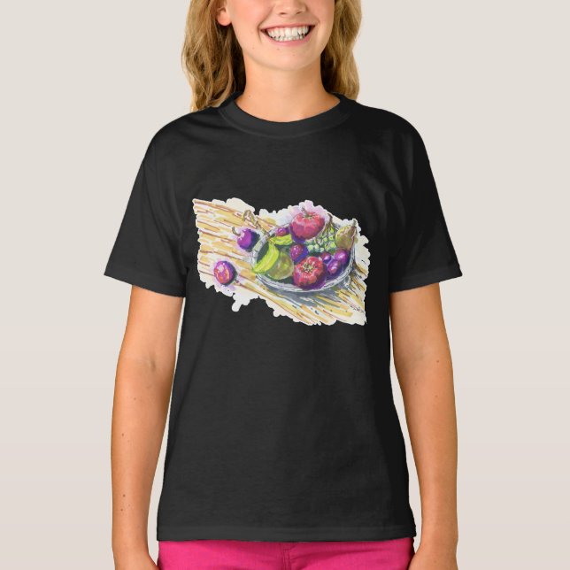 Fruits Still Life T-Shirt (Front)