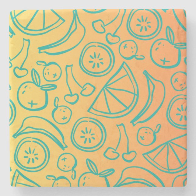Fruits Stone Coaster (Front)
