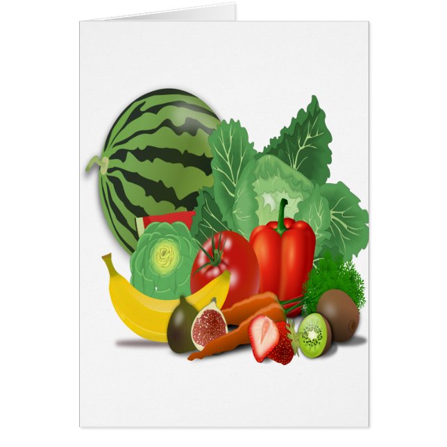 fruits vegetables artichoke banana (Front)