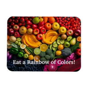 Fruits Vegetables Healthy Food Nutrition Reminder Magnet