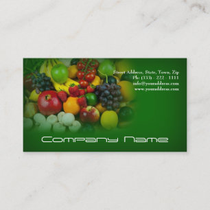 Fruits Vegetables / Healthy Life / Vegetarian Card