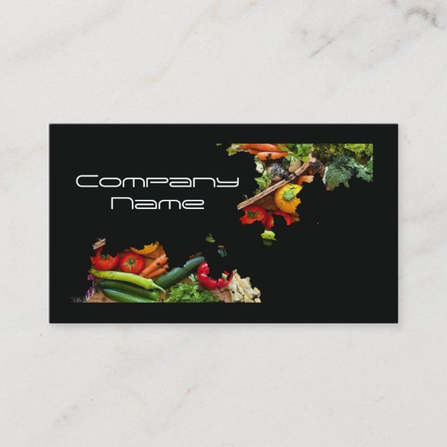 Fruits Vegetables / Healthy Life / Vegetarian Card (Front)