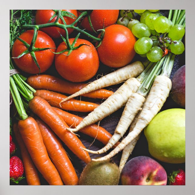 Fruits & Veggies kitchen poster (Front)