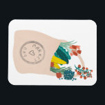 Fruits & Veggies Spilled Groceries Farmers Market Magnet<br><div class="desc">Check out this super cool fresh veggies and fruits design. Hand drawn by me for you! Customize it with your name! And be sure to check my shop for more products and designs, plus matching items like grocery list notepads and totes. And of course get in touch if you'd like...</div>
