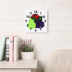 Fruits Wall Clock