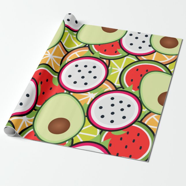 Fruits Wrapping Paper (Unrolled)