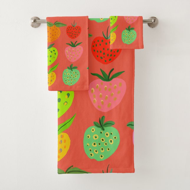 Fruity Bath Towel Set (Insitu)