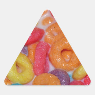Fruity Cereal Triangle Sticker