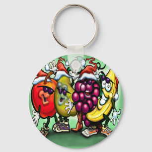 Fruity Christmas Key Ring