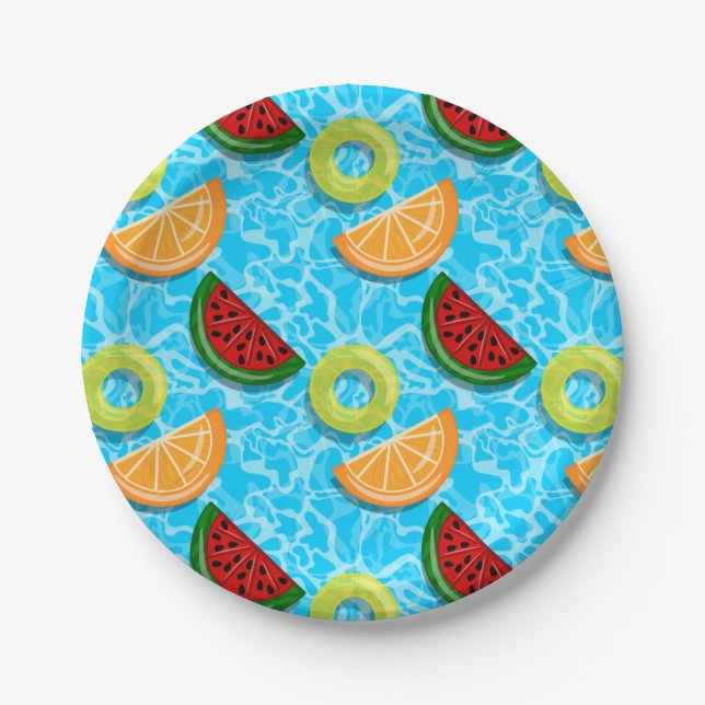 Fruity Floaties Paper Plate (Front)
