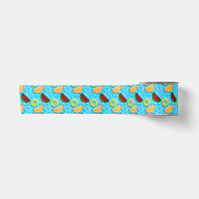 Fruity Floaties Satin Ribbon (Front)