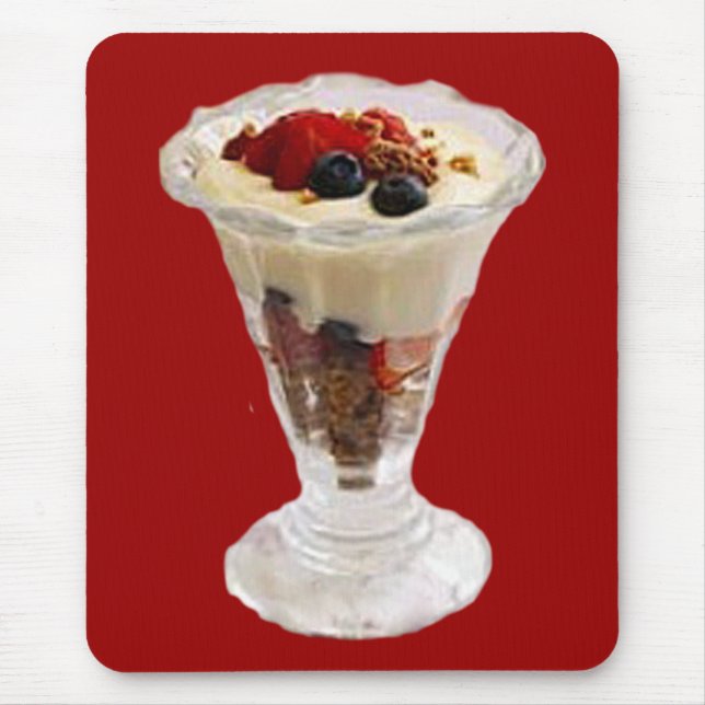 Fruity Italian Sundae Mouse Mat (Front)