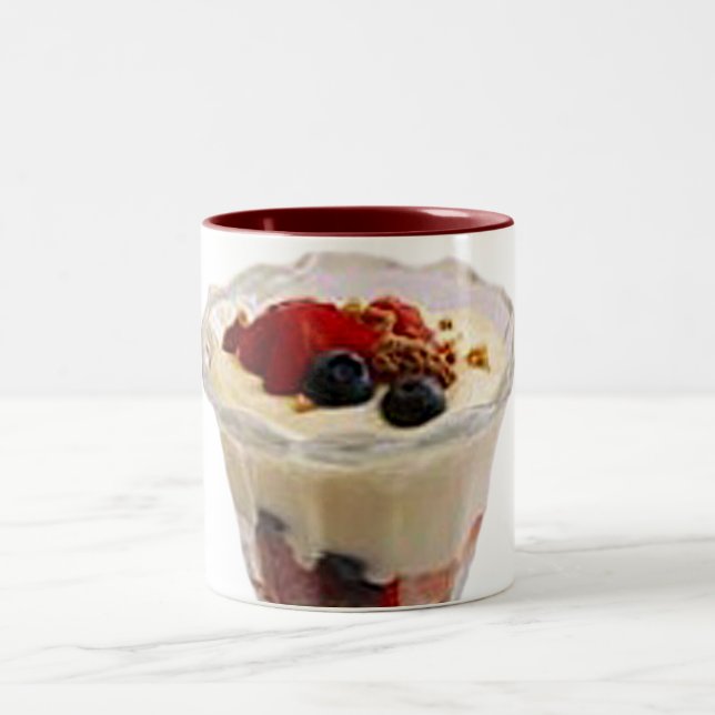 Fruity Italian Sundae Two-Tone Coffee Mug (Center)