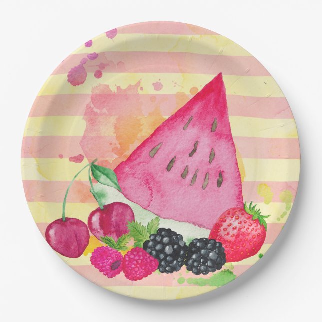 Fruity Paper Plate (Front)