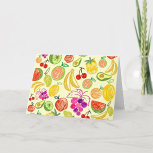 Fruity Pattern Card