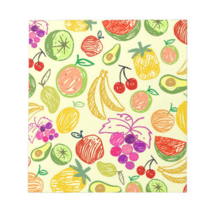 Fruity Pattern Notepad