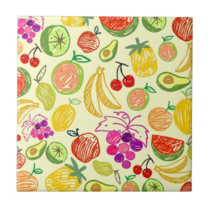 Fruity Pattern Tile