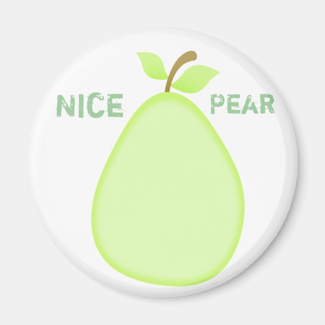 Fruity pear magnet (Front)