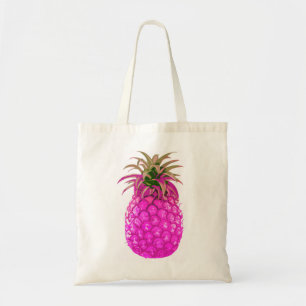 Fruity Pink Pineapple Tote Bag