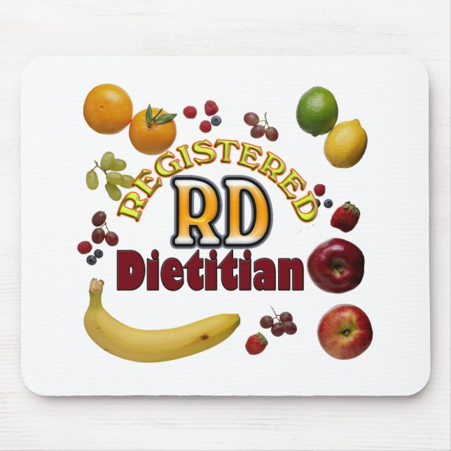 FRUITY RD - REGISTERED DIETITIAN MOUSE MAT (Front)
