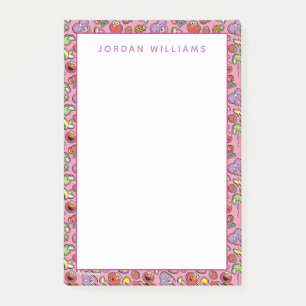 Fruity Sticker Elmo & Abby Cadabby Pattern Post-it Notes