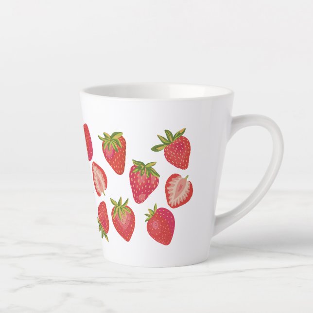 Fruity Strawberry Latte Mug (Right)
