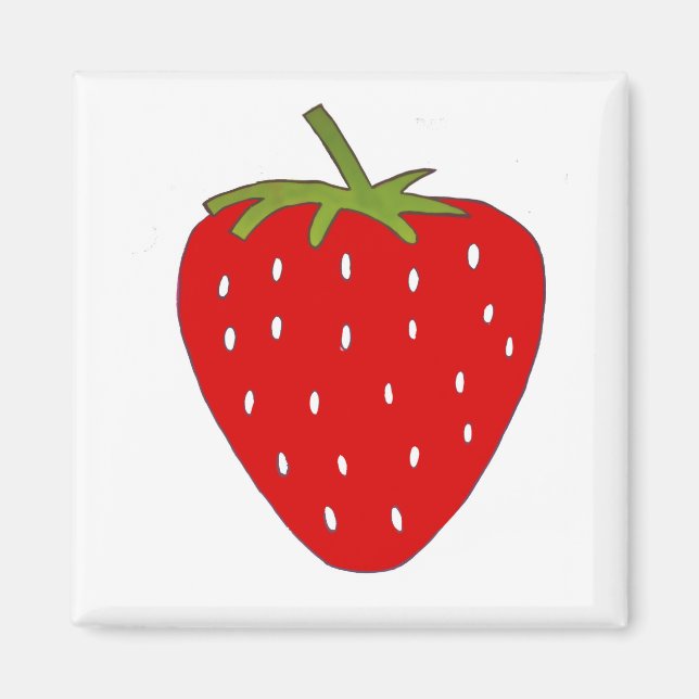 Fruity Strawberry Magnet (Front)