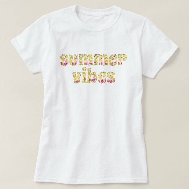 Fruity Summer Vibes T-Shirt (Design Front)