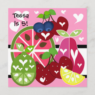 Fruity Sweet Birthday Invitation