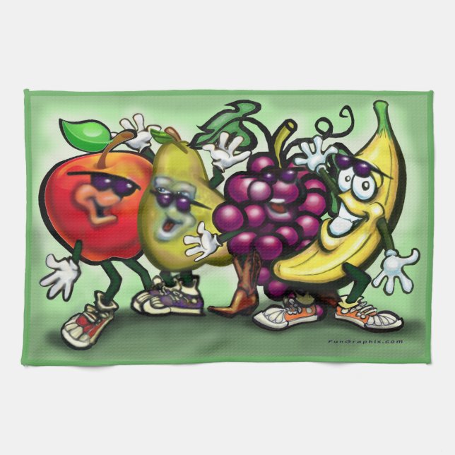 Fruity Tea Towel (Horizontal)