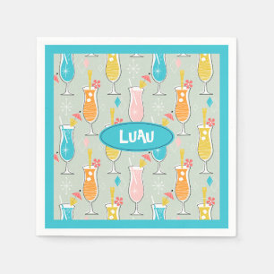 Fruity Tiki Beverages Napkin