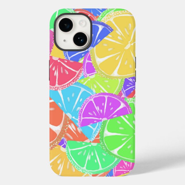 Fruity Tutti Colourful Fruit Slices Case-Mate iPhone Case (Back)