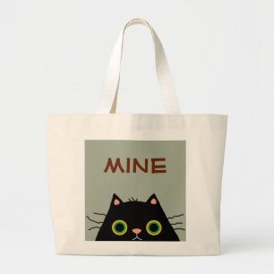 Frumpy Cat Large Tote Bag