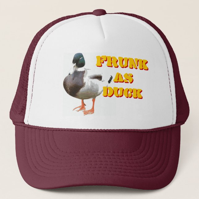 Frunk As Duck Trucker Hat (Front)