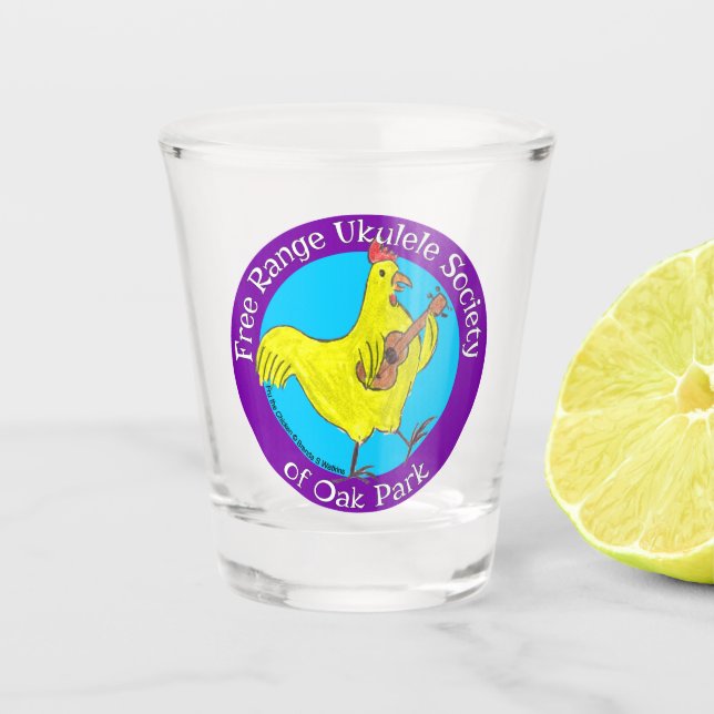 FRUSOP Logo Shot Glass (Front)