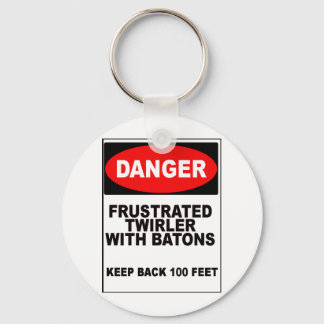 Frustrated Twirler Key Ring