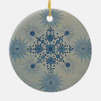Frustules of Diatoms by Julius Wiesner Ceramic Tree Decoration