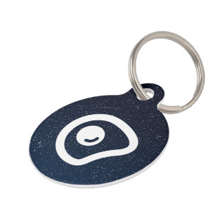Fry Eggs Minimal Pet Tag