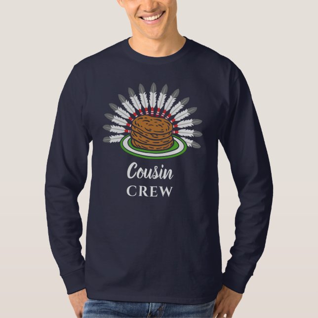 Frybread Power Cousin Crew Matching Custom T-Shirt (Front)