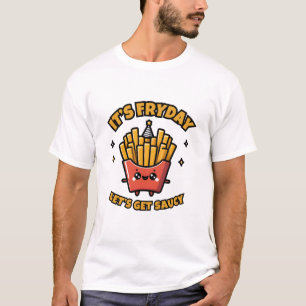 Fryday Fun: Party Time Potato Fries T-Shirt